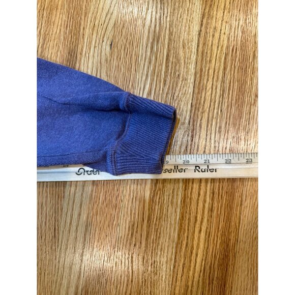 Mens Jos. A. Bank Quarter-Zip Pullover Sweater XL Purple Cotton - Picture 3 of 13